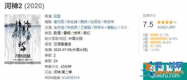 《河神2》劇情尚可，網評口碑卻翻車，都是換李現惹的禍？？
