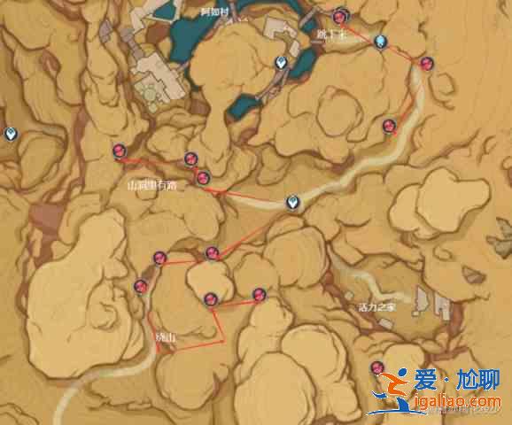 原神赤念果在哪里采集？坎蒂絲突破材料采集線路圖一覽？