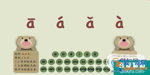 漢語拼音聲調(diào)標(biāo)注口訣？