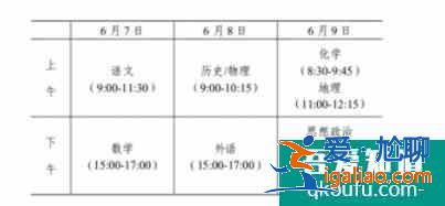 2021高考考幾天 幾月幾日結(jié)束？