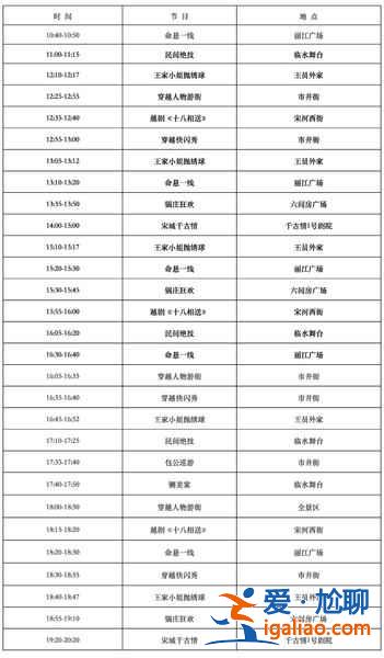 宋城景區(qū)表演時(shí)間是什么時(shí)候，宋城景區(qū)什么時(shí)間有表演，宋城景區(qū)表演時(shí)間表？
