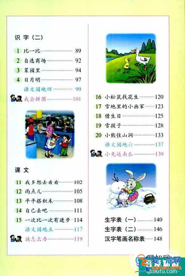 小學一年級語文上冊拼音詞語盤點？