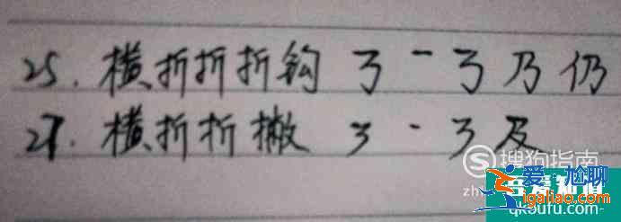 怎么練習28種筆畫？起筆行筆收筆過程步驟圖例字？
