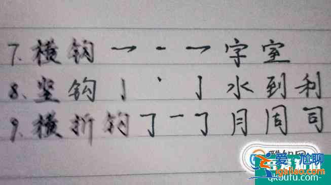 怎么練習28種筆畫？起筆行筆收筆過程步驟圖例字？