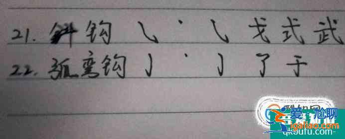 怎么練習28種筆畫？起筆行筆收筆過程步驟圖例字？