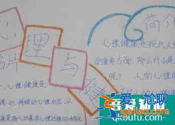 心理健康手抄報？