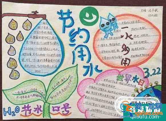 節(jié)約用水手抄報？