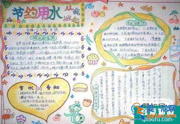 節(jié)約用水手抄報？