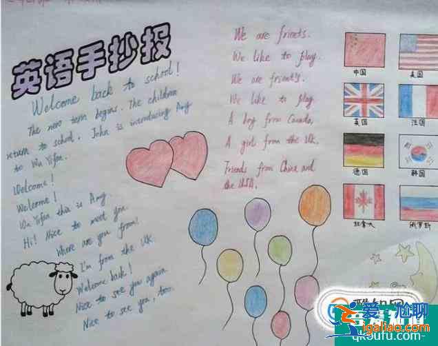 英語手抄報(bào)圖片？
