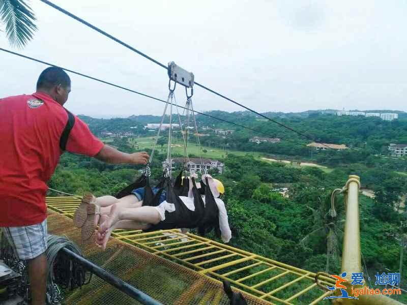 長(zhǎng)灘島叢林飛躍高空滑索體驗(yàn)，長(zhǎng)灘島叢林飛躍怎么玩？