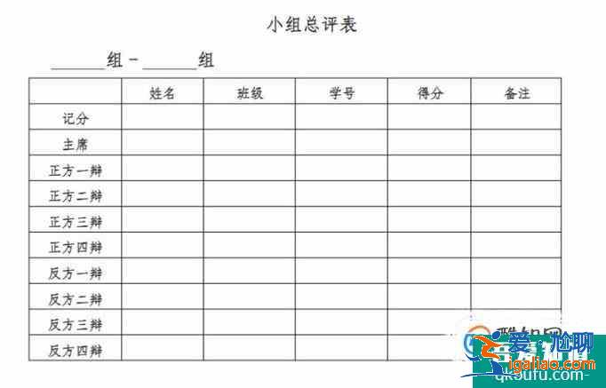 辯論賽規(guī)則和流程？