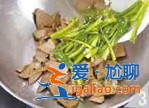 菜心炒豬肝怎么做？？