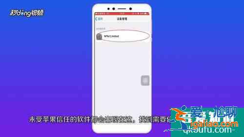 蘋果軟件信任在哪里設(shè)置？？