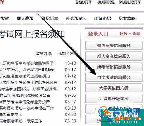 自學(xué)考試如何查詢已經(jīng)報考的科目？？