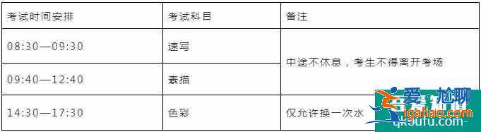 西安美術(shù)學(xué)院2021年課校考考點(diǎn)安排??？