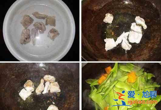 南瓜豆角燉排骨的做法？