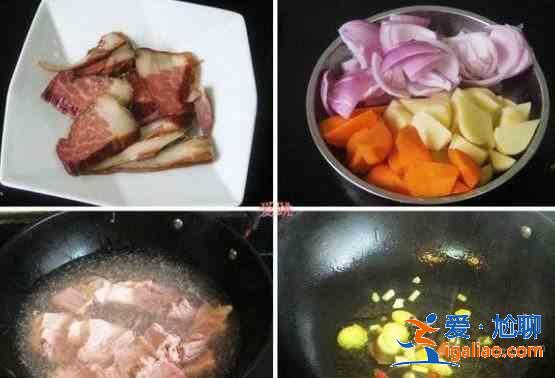 雜蔬臘肉排骨煲的做法？