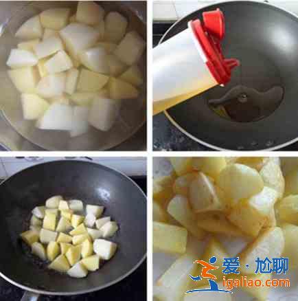 土豆排骨燉粉條兒的做法？