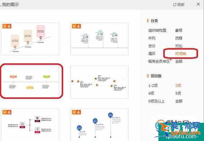 ppt怎樣制作時間軸？