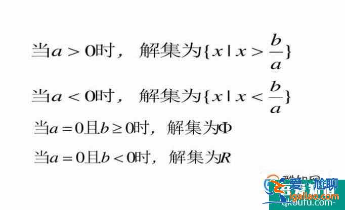 不等式解法：含參數(shù)不等式怎么解？？