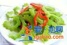 涼拌苦瓜的做法？
