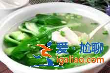 小菜豆腐湯？