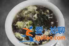 紫菜湯的做法？