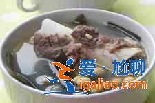 海帶黃豆排骨湯？