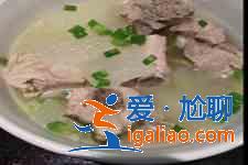 冬瓜排骨湯的做法？