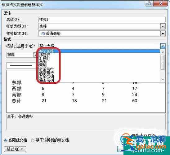 Word2010中怎樣創(chuàng)建自定義的表格樣式？