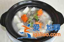 白蘿卜排骨湯的做法？