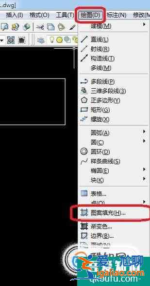 cad怎么填充混凝土圖案？