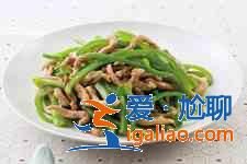 青椒肉絲的做法？