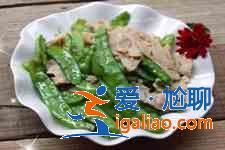 荷蘭豆炒肉？