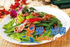 荷蘭豆炒臘腸？