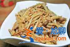 金針菇炒肉絲？