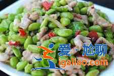 毛豆炒肉？