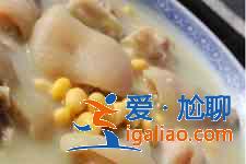 黃豆燉豬蹄湯的做法？