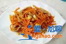 胡蘿卜炒肉絲？