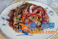 孜然肉片的做法？