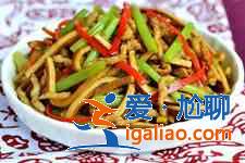 香干炒肉絲？