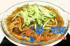 肉絲炒拉皮？