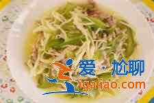 茭白炒肉絲？