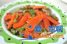 紅蘿卜炒肉的做法大全？