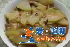 冬瓜燉肉的做法？