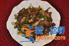 茄子炒肉的做法？