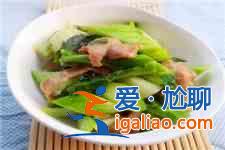 大頭菜炒肉？