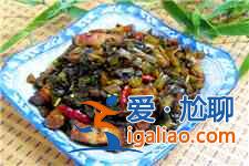 咸菜炒肉？