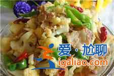 菜花炒肉的做法？