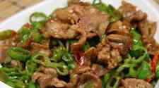 辣椒炒肉片的做法？